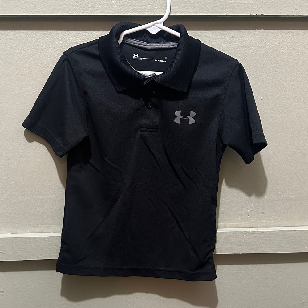 Under Armour Kids Polo in Black